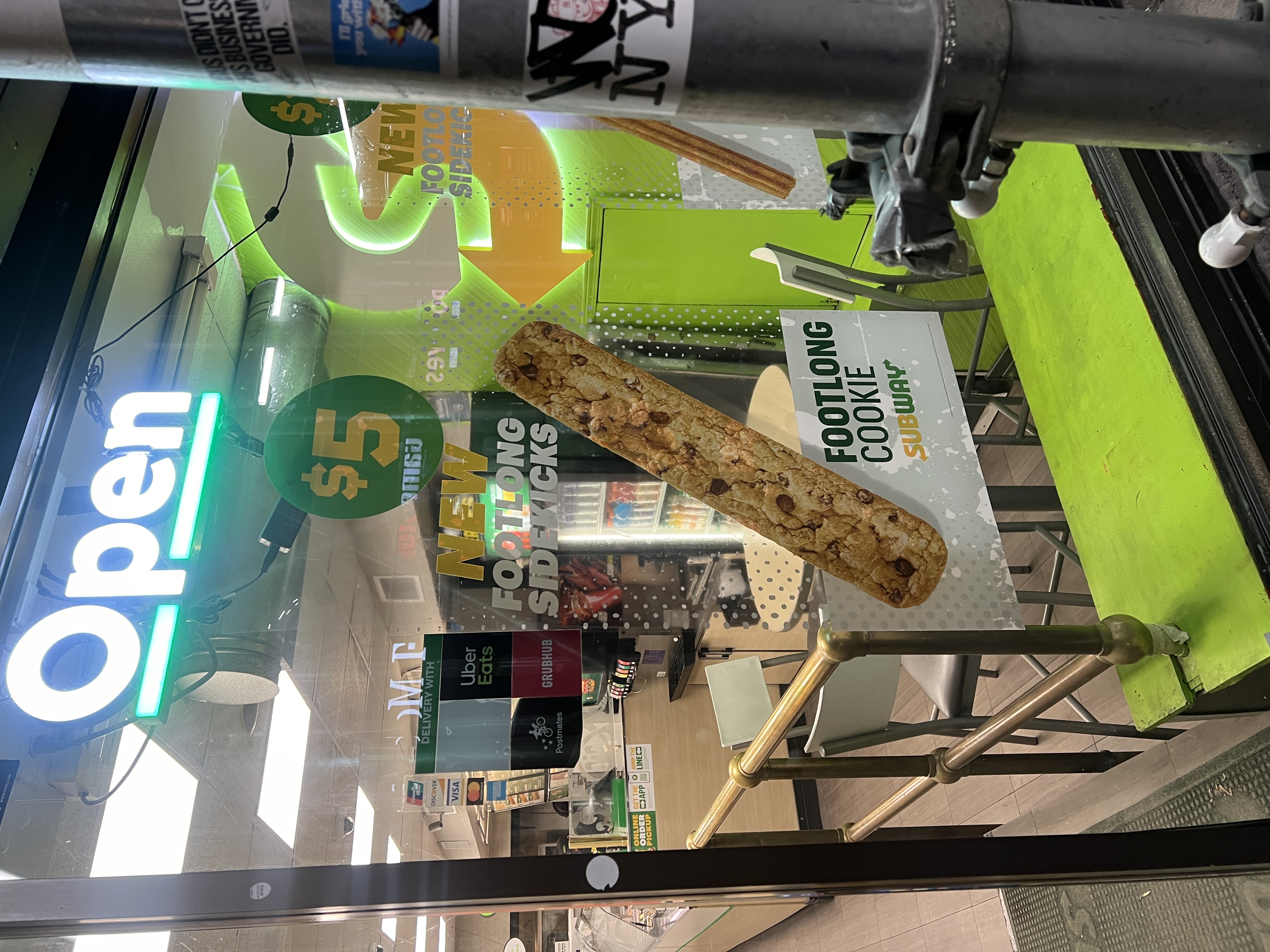 subway started selling cookies that are footlong..